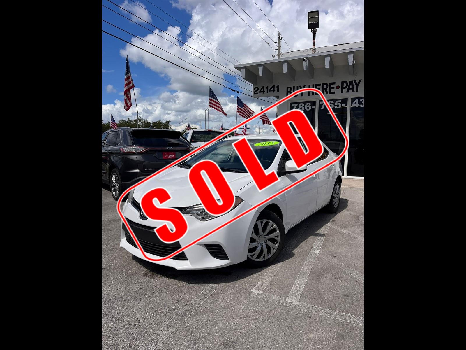2015 TOYOTA Corolla in Princeton, FL